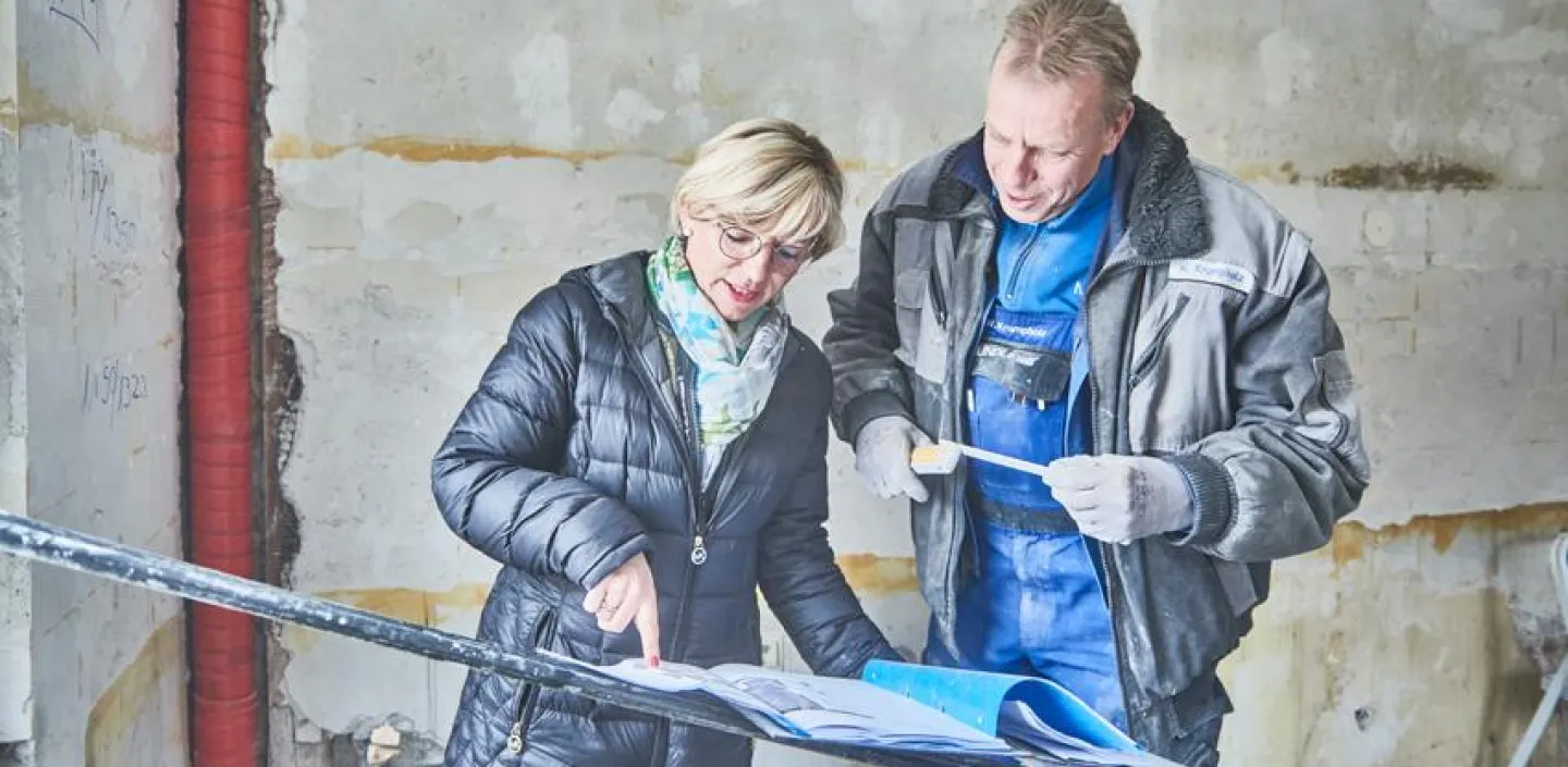 Referenz Wohnraum-Sanierung