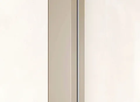 Ein Wandprofil der Duschabtrennung Prestige von Artweger.