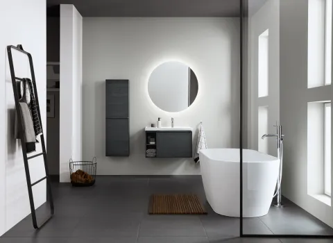 Beispielbild der Komplettbadserie D-Neo von Duravit.