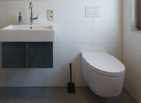 Gästebad Antique Blue