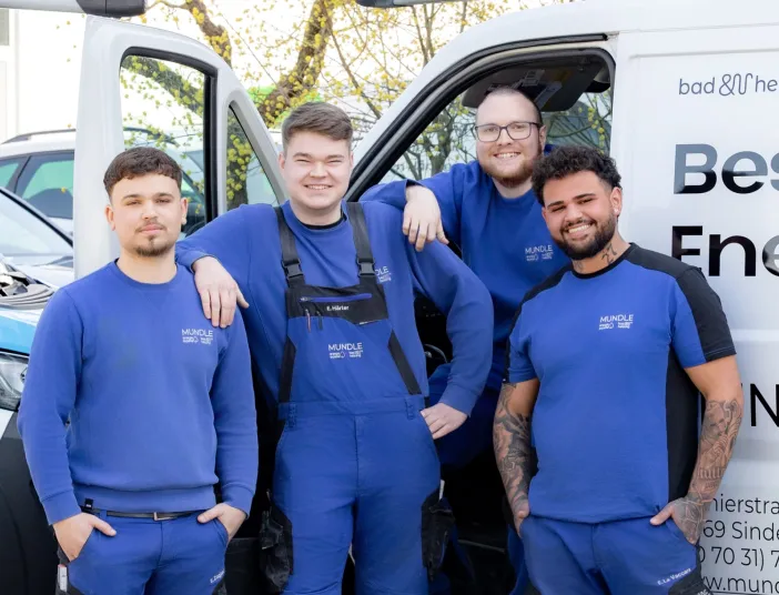 Das Azubi-Team bei Mundle aus Sindelfingen